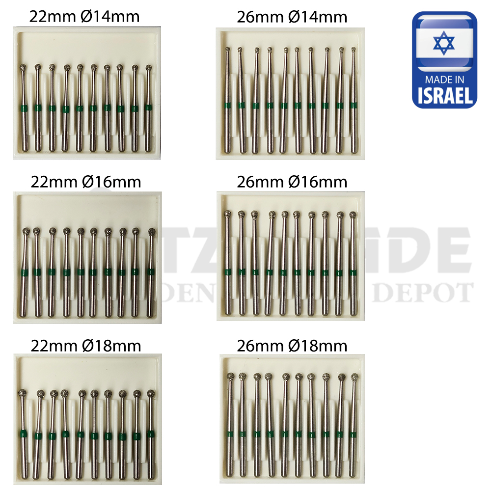 EG Diamond Bur Surgical Colar Long 22mm 26mm Ø14mm-Ø16mm-Ø18mm EG Diamond Bur Surgical Colar Long 22mm 26mm Ø14mm-Ø16mm-Ø18mm