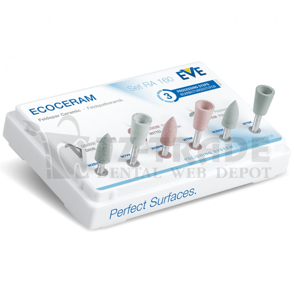 Набор Полиров Для Керимики EVE Ecoceram RA160 Набор Полиров Для Керимики EVE Ecoceram RA160