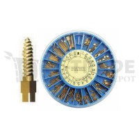 Gold Plated Screw Posts Cylindrical with Head for Cross key