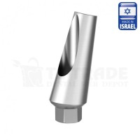 Angled 15 deg Titanium Abutment Slim Body 9mm