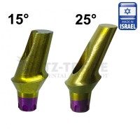 Angulated abutment 15°/25° MIS SP C1-V3 anatomic 1 mm