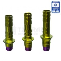 Straight Temporary abutment MIS SP C1-V3 Anti Rotation 1-3 mm