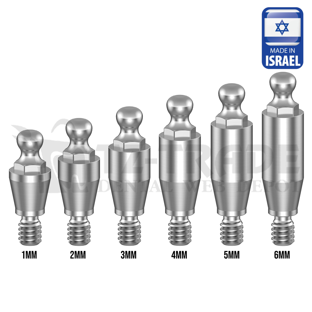 Ball Attachment Osstem Regular Compatible 1-6 mm