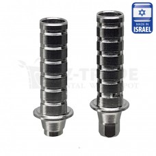 Straight Temporary Titanium Abutment Hex/non Hex Osstem Mini Fit