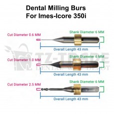 CAD/CAM Carbide Milling Burs For Imes-lcore 350i CAD/CAM Carbide Milling Burs For Imes-lcore 350i