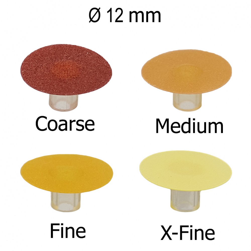 Диски для Полировки Композита Рефилы в цвете 3M Sof Lex 12 mm с пластиковой втулкой Диски для Полировки Композита Рефилы в цвете 3M Sof Lex 12 mm с пластиковой втулкой